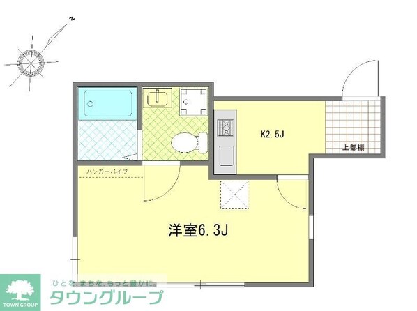 鳩ヶ谷フラッツの物件間取画像